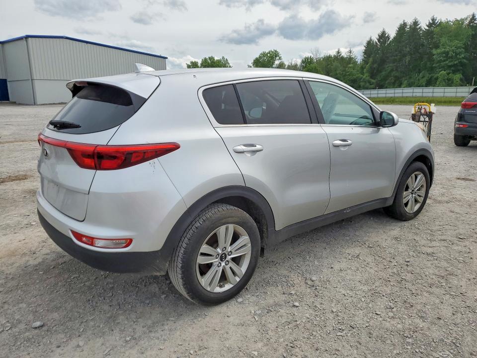 2018 Kia Sportage VIN KNDPM3AC7J7380444 COPART salvage auction — VANDALISM, Ny - Mv-907A Salvage Certificate, sold $2,950 on 2026-07-20 (photo 3)