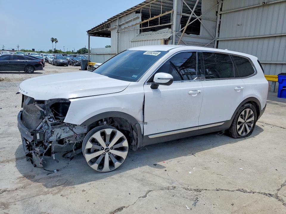 2021 Kia Telluride VIN 5XYP24HC7MG151738 COPART salvage auction — FRONT END, Tx - Salvage Vehicle Title, sold $2,800 on 2026-07-14 (photo 1)