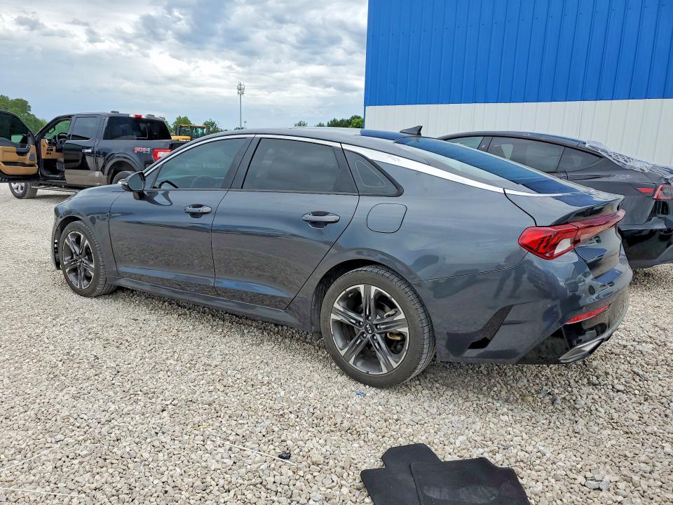 2021 Kia K5 VIN 5XXG34J26MG008590 COPART salvage auction — HAIL, Mo - Certificate Of Title (P), sold $4,750 on 2026-07-06 (photo 2)