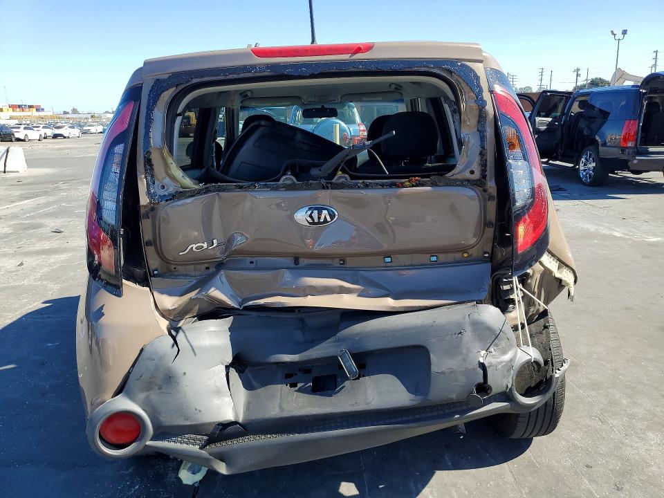 2015 Kia VIN KNDJN2A23F7150878 COPART salvage auction — REAR END, Ca - Salvage Certificate, sold $1,550 on 2026-07-10 (photo 6)