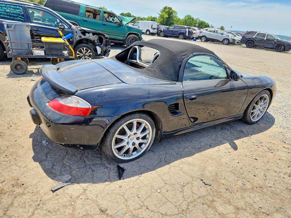 1998 Porsche Boxster VIN WP0CA2985WU622884 COPART salvage auction — ROOF, Pa - Cert Of Salvage-R=Reconstructe (P), sold $1,200 on 2026-07-02 (photo 3)