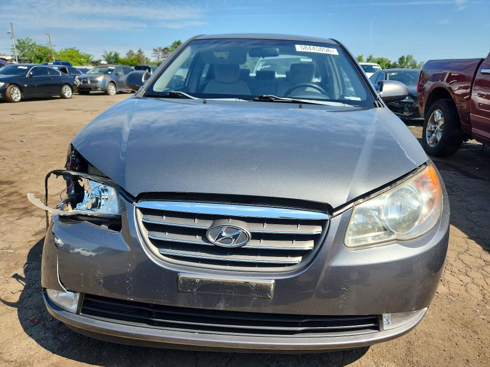 2007 Hyundai Elantra VIN KMHDU46D67U178257 COPART salvage auction — FRONT END, Ct - Cert Of Title-Salvage, sold $525 on 2026-07-02 (photo 5)