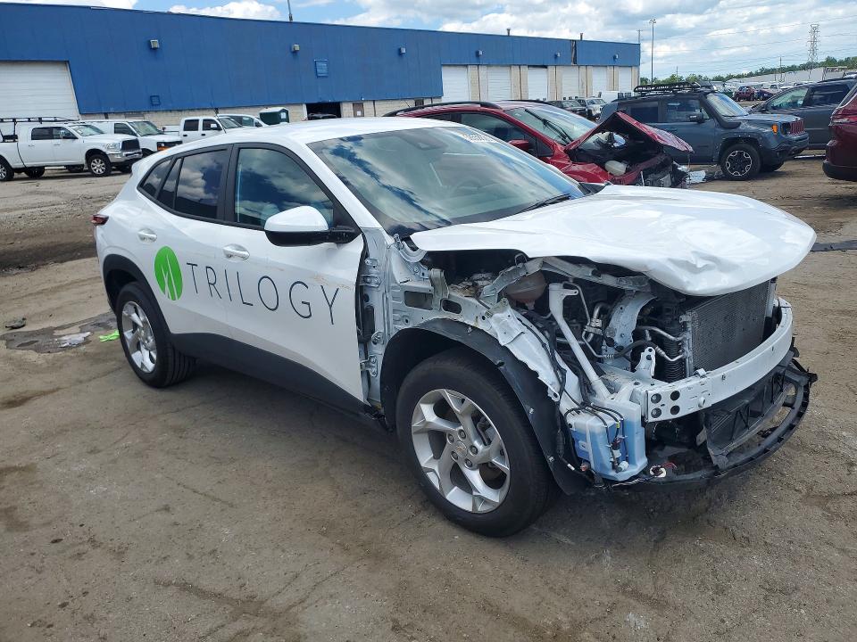 2024 Chevrolet VIN KL77LFE22RC200650 COPART salvage auction — FRONT END, Mi - Scrap Certificate Of Title, sold $2,600 on 2026-07-14 (photo 4)