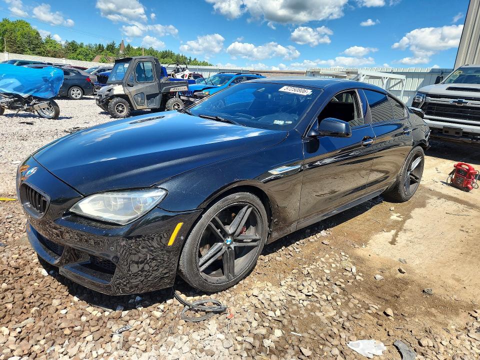 2015 BMW VIN WBA6B2C55FD799182 COPART salvage auction — REAR END, WI - JUNKED VEHICLE BILL OF SALE, sold $3,100 on 2026-08-03 (photo 1)