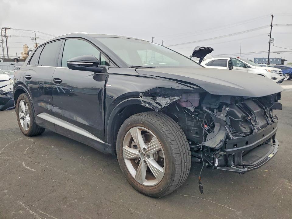 2024 Audi Q4 e-tron VIN WA1LUBFZ0RP037454 COPART salvage auction — FRONT END, Ca - Salvage Certificate, sold $15,100 on 2026-08-19 (photo 4)