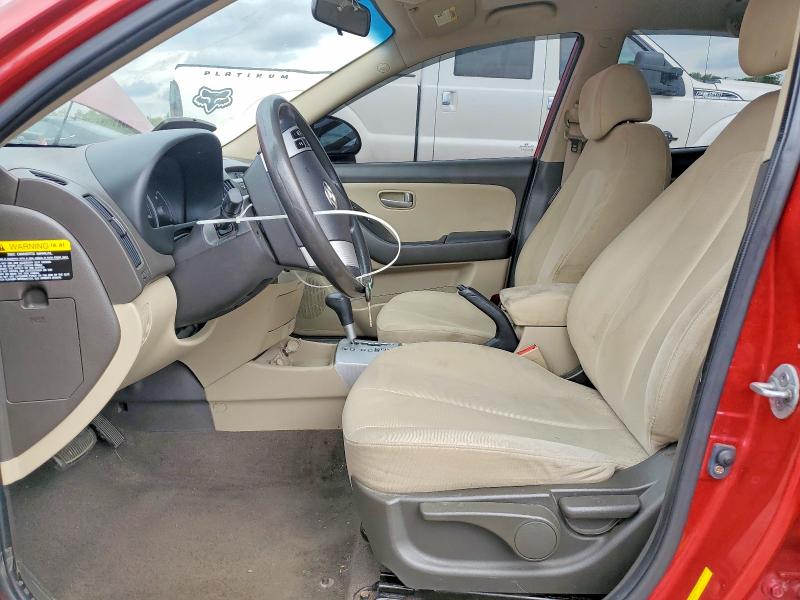 2009 Hyundai Elantra VIN KMHDU46D09U825223 COPART salvage auction — FRONT END, Pa - Certificate Of Salvage, sold $400 on 2026-07-31 (photo 7)