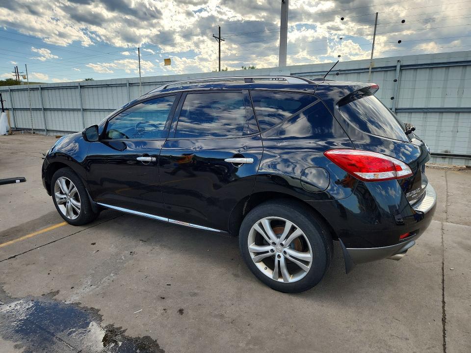2011 Nissan Murano VIN JN8AZ1MW0BW181703 COPART salvage auction — HAIL, CO - CERTIFICATE OF TITLE, sold $450 on 2026-07-27 (photo 2)