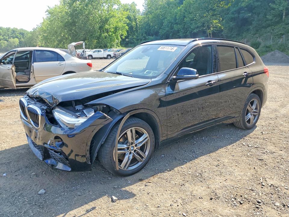 2019 BMW X1 VIN WBXHT3C51K5N00387 COPART salvage auction — FRONT END, NY - MV-907A SALVAGE CERTIFICATE, sold $325 on 2026-07-23 (photo 1)