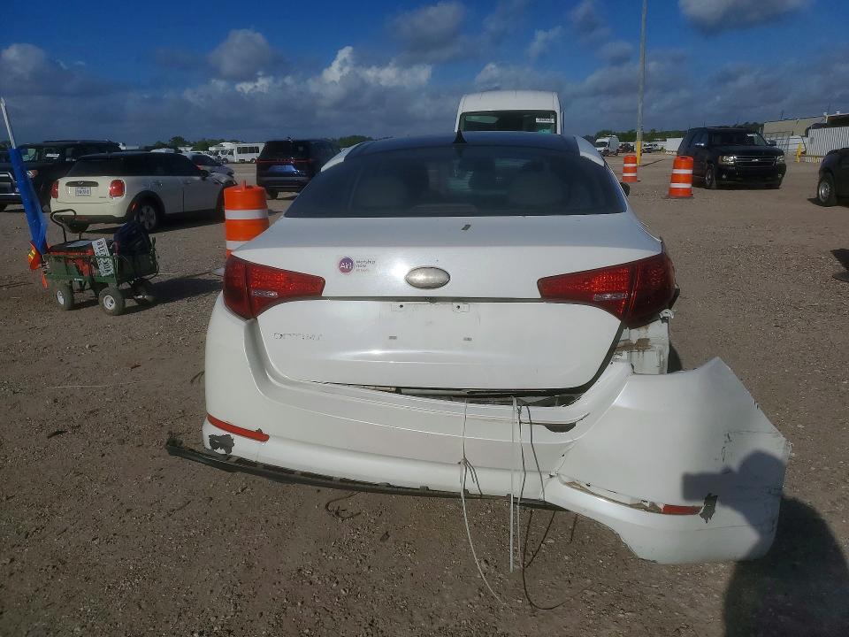 2013 Kia Optima VIN 5XXGN4A76DG211517 COPART salvage auction — REAR END, Tx - Certificate Of Title (P), sold $875 on 2026-07-09 (photo 6)