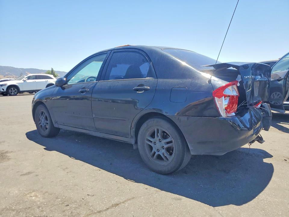 2008 Kia Spectra VIN KNAFE122055102566 COPART salvage auction — REAR END, Ca - Salvage Certificate, sold $425 on 2026-07-09 (photo 2)