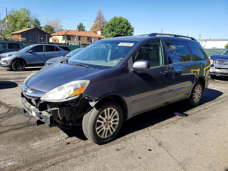 2010 Toyota Sienna VIN 5TDDK4CC9AS033330 COPART salvage auction — FRONT END, CO - PUBLIC - SALVAGE TITLE (P), sold $1,400 on 2026-07-14 (photo 1)