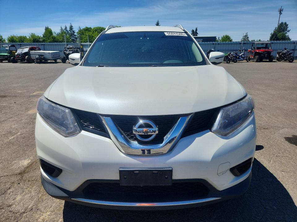 2016 Nissan Rogue VIN KNMAT2MT4GP631122 COPART salvage auction — MECHANICAL, Or - Certificate Of Title, sold $475 on 2026-07-06 (photo 5)