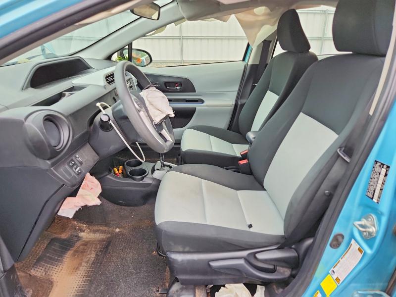 2012 Toyota Prius c VIN JTDKDTB3XC1012435 COPART salvage auction — FRONT END, Mi - Certificate Of Title, sold $2,500 on 2026-09-18 (photo 7)