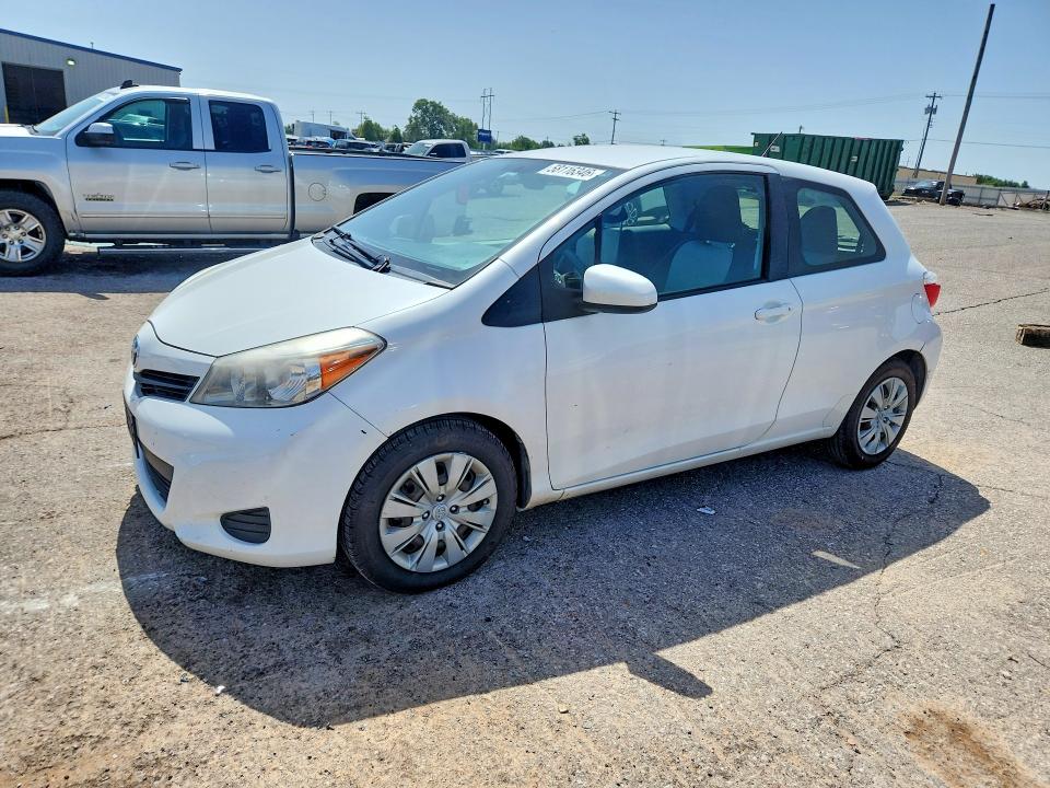 2012 Toyota Yaris VIN JTDJTUD30CD507792 COPART salvage auction — REAR END, Salvage Title, sold $325 on 2026-07-21 (photo 1)