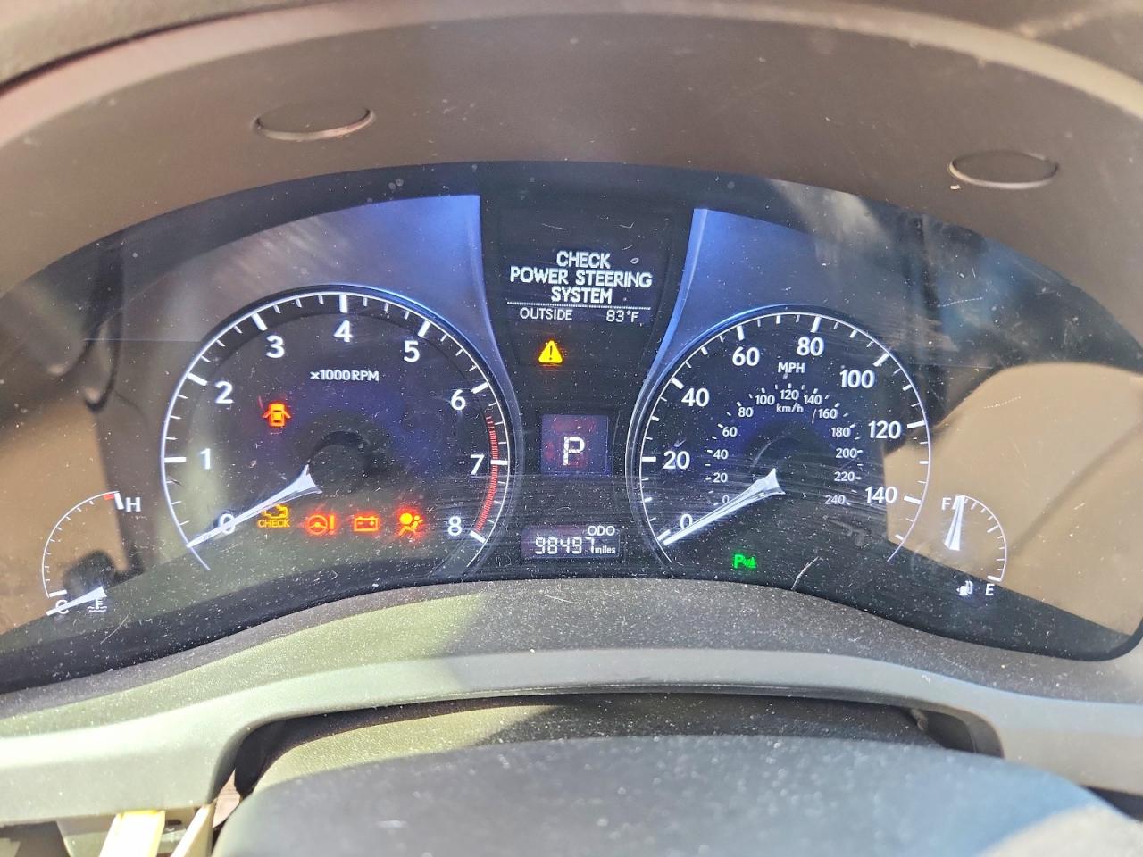 2013 Lexus RX 350 VIN 2T2ZK1BA1DC099013 COPART salvage auction — Front End, TX - SALVAGE VEHICLE TITLE, sold $3,650 on 2026-07-09 (photo 9)