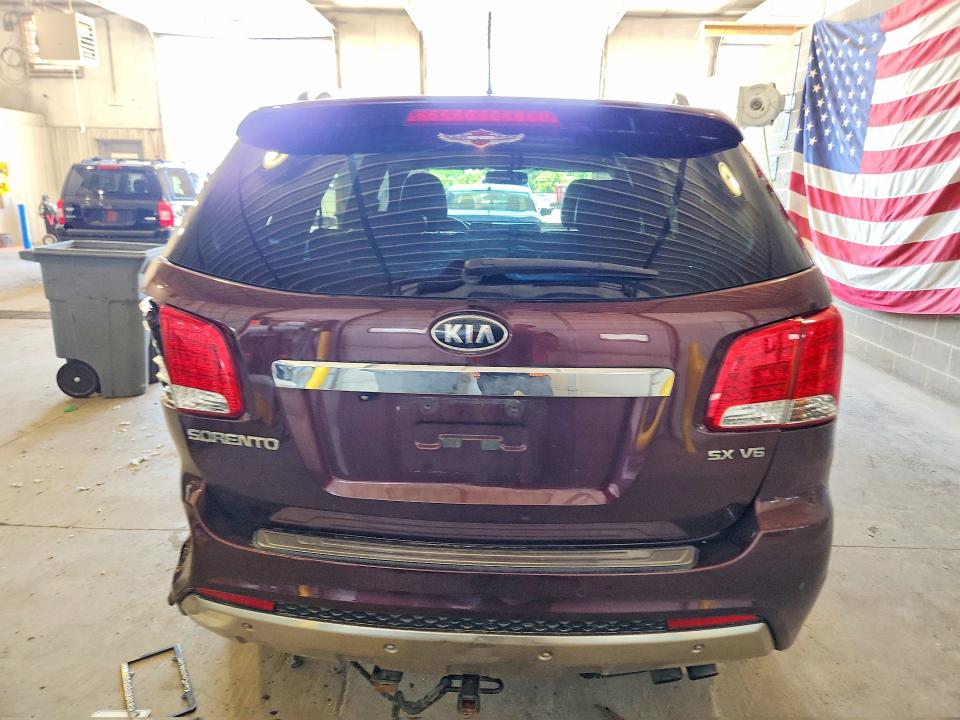2012 Kia Sorento VIN 5XYKW4A29CG264864 COPART salvage auction — REAR END, Il - Salvage Certificate, sold $100 on 2026-07-21 (photo 6)