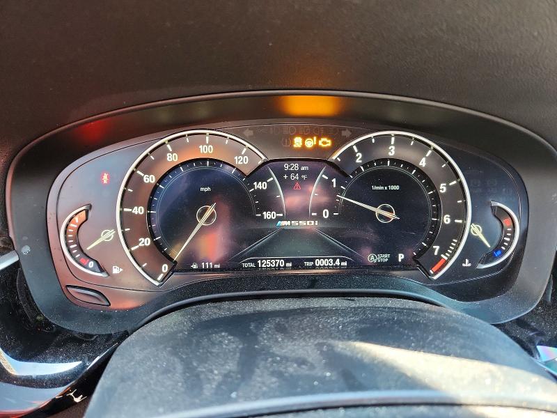 2017 BMW 5er VIN WBAJE7C35HWA03408 COPART salvage auction — FRONT END, Wi - Certificate Of Title, sold $8,000 on 2026-08-03 (photo 9)
