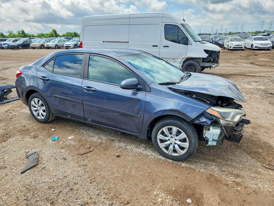 2016 Toyota Corolla VIN 5YFBURHE6GP452892 COPART salvage auction — FRONT END, Il - Salvage Certificate, sold $1,950 on 2026-07-28 (photo 4)