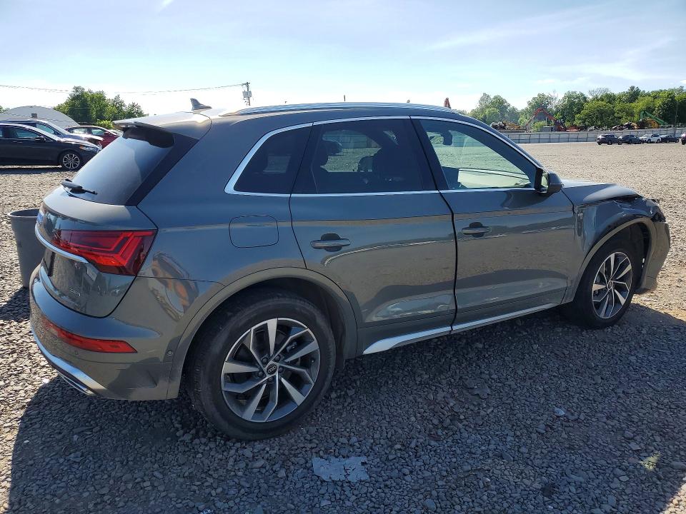 2023 Audi Q5 VIN WA1FAAFY0P2193673 COPART salvage auction — FRONT END, Nj - Cert Of Title-Salvage, sold $16,500 on 2026-07-17 (photo 3)