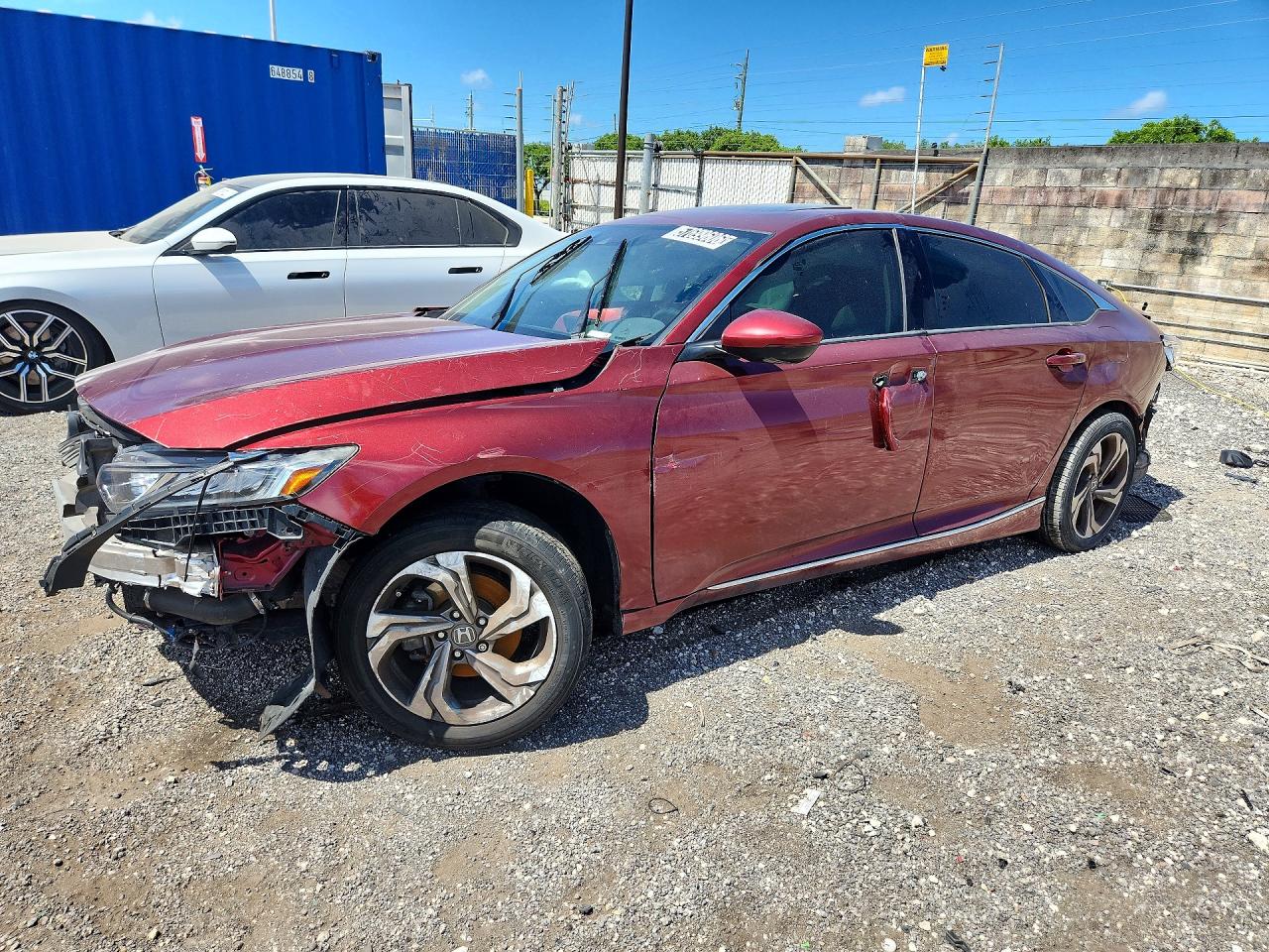 2018 Honda Accord VIN 1HGCV1F53JA043980 COPART salvage auction — Rear End, FL - CERTIFICATE OF TITLE, sold $1,000 on 2026-07-09 (photo 1)