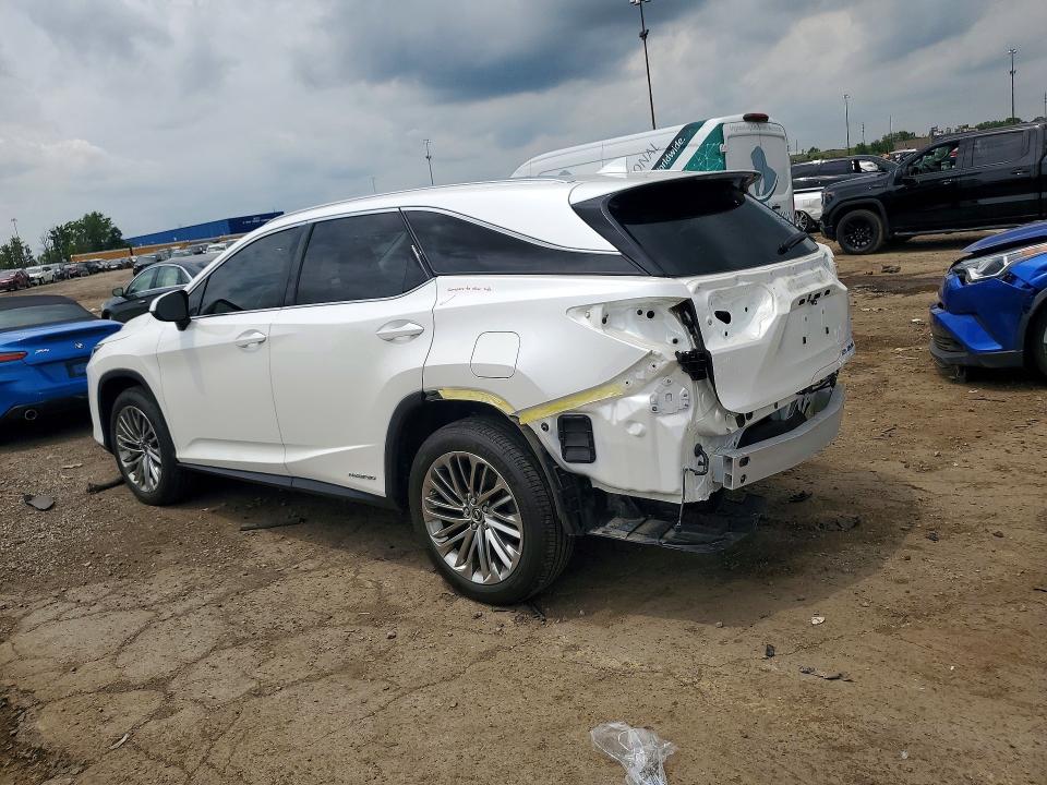 2022 Lexus Rx VIN JTJJGKFA2N2021758 COPART salvage auction — REAR END, Mi - Certificate Of Title, sold $14,200 on 2026-07-21 (photo 2)