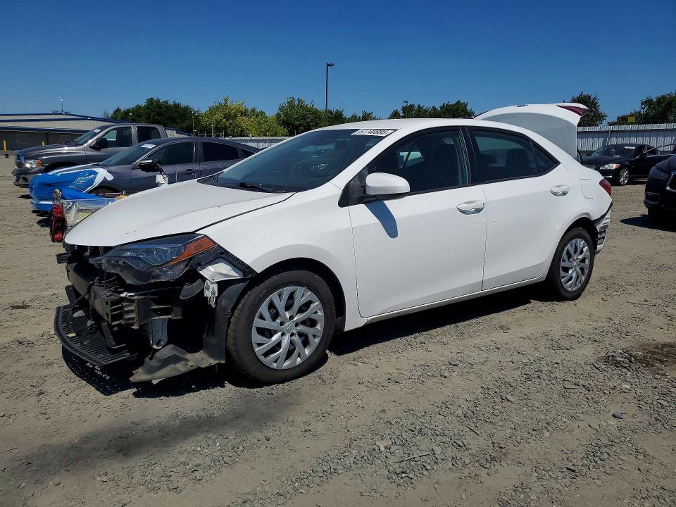 2019 Toyota Corolla VIN 2T1BURHE4KC243403 COPART salvage auction — FRONT END, Ca - Salvage Certificate, sold $4,100 on 2026-07-09 (photo 1)