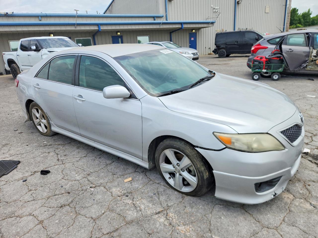 2010 Toyota Camry VIN 4T1BF3EK2AU080555 COPART salvage auction — Front End, MT - CERT OF TITLE-REBUILT SALVAGE, sold $1,000 on 2026-07-09 (photo 4)