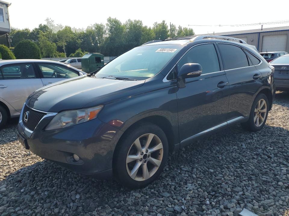 2010 Lexus Rx 350 VIN 2T2BK1BA1AC057566 COPART salvage auction — MINOR DENT/SCRATCHES, Ma - Certificate Of Title, sold $4,450 on 2026-07-10 (photo 1)