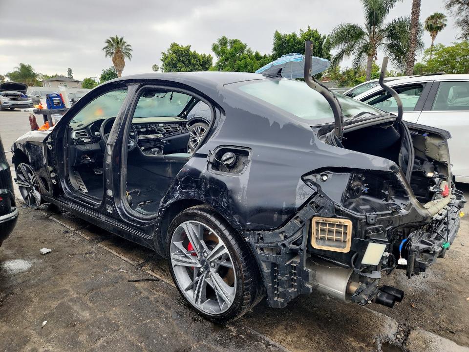 2025 Genesis G70 VIN KMTG54SEXSU152736 COPART salvage auction — STRIPPED, CA - CERTIFICATE OF TITLE, sold $3,100 on 2026-07-14 (photo 2)