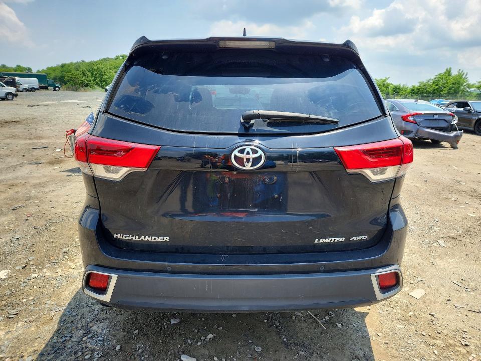 2017 Toyota Highlander VIN 5TDDZRFH0HS421203 COPART salvage auction — FRONT END, MD - CERTIFICATE OF TITLE (P), sold $14,800 on 2026-07-30 (photo 6)