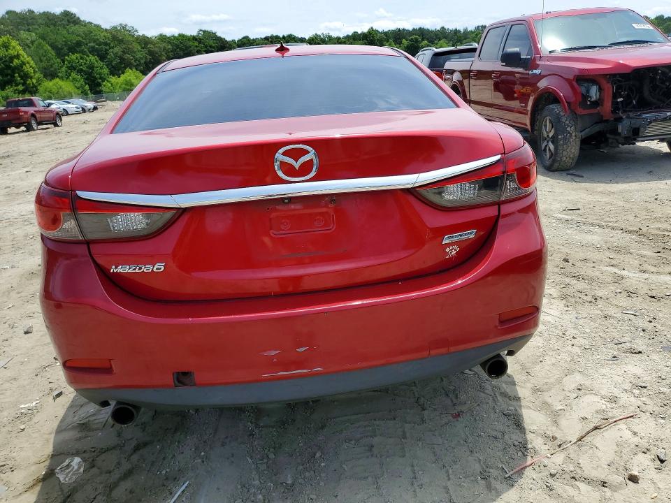 2015 Mazda 6 VIN JM1GJ1V55F1201353 COPART salvage auction — FRONT END, Md - Cert Of Salvage > 75% Damage, sold $1,350 on 2026-07-21 (photo 6)