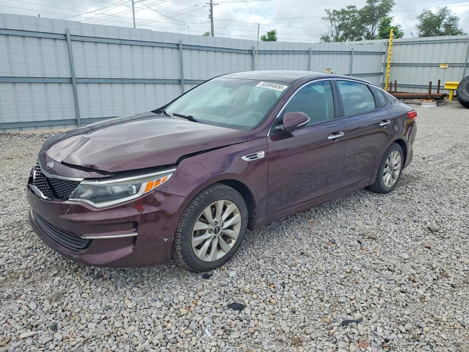 2017 Kia VIN 5XXGT4L34HG155227 COPART salvage auction — FRONT END, Ia - Cert Of Title-Salvage Title, sold $2,150 on 2026-07-17 (photo 1)