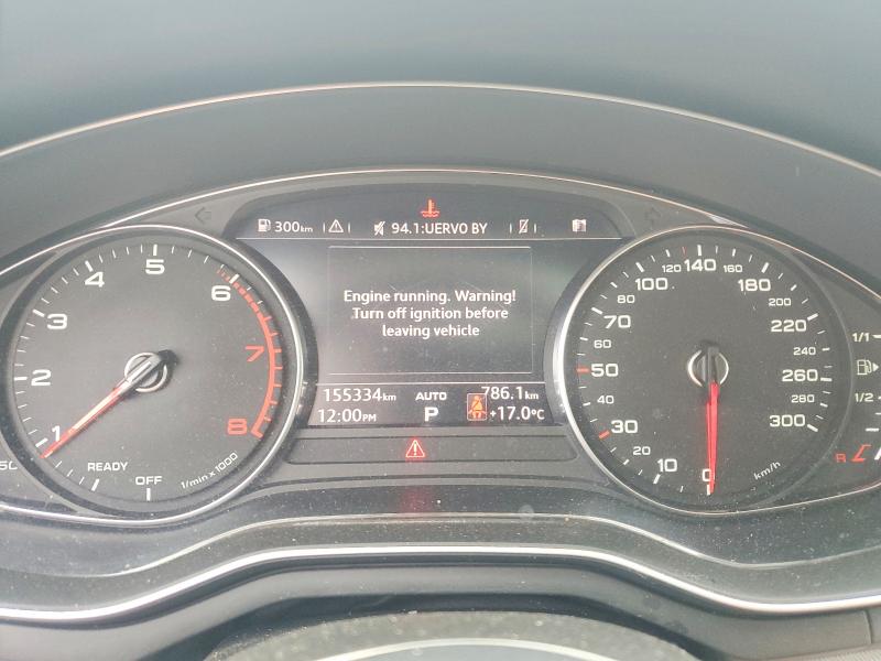 2018 Audi A4 VIN WAUBNAF47JN005031 COPART salvage auction — FRONT END, Ns - Cert Of Registration, sold $4,800 on 2026-07-16 (photo 9)