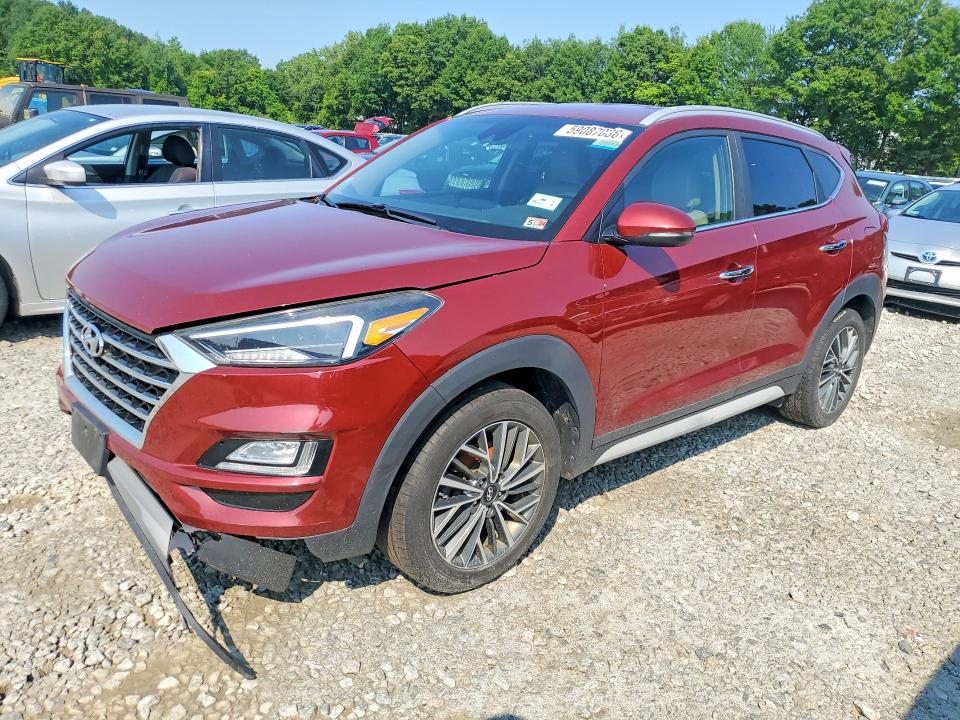 2019 Hyundai Tucson VIN KM8J33AL0KU000285 COPART salvage auction — MINOR DENT/SCRATCHES, Ma - Certificate Of Title (P), sold $5,600 on 2026-07-22 (photo 1)
