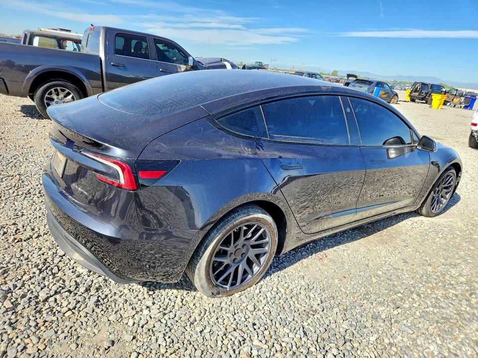 2025 Tesla Model 3 VIN 5YJ3E1EB3SF051219 COPART salvage auction — UNDERCARRIAGE, Co - Public - Salvage Title, sold $11,500 on 2026-07-16 (photo 3)