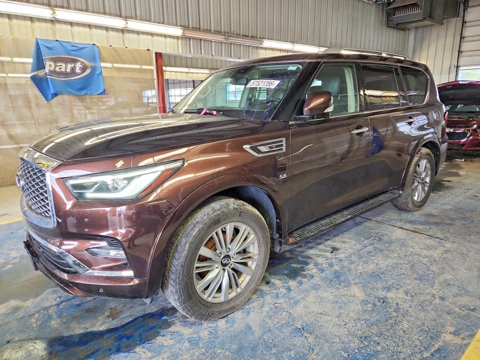 2018 Infiniti Qx80 VIN JN8AZ2NE2J9192503 COPART salvage auction — MECHANICAL, IL - CERTIFICATE OF TITLE (P), sold $8,200 on 2026-07-28 (photo 1)