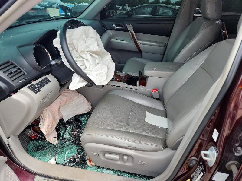 2012 Toyota Highlander VIN 5TDDK3EHXCS133507 COPART salvage auction — FRONT END, Ny - Mv-907A Salvage Certificate, sold $450 on 2026-07-13 (photo 7)