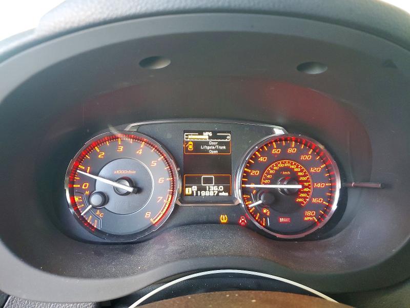 2017 Subaru Wrx VIN JF1VA1B65H9818718 COPART salvage auction — SIDE, GA - CERT OF TITLE-SALVAGE (P), sold $3,200 on 2026-07-16 (photo 9)