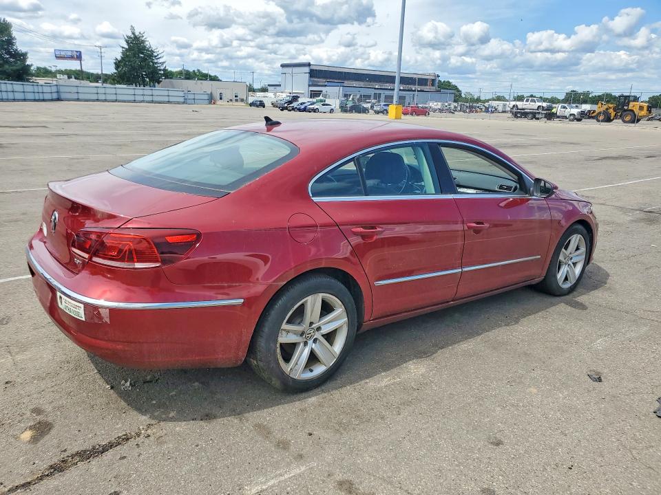 2015 Volkswagen Cc VIN WVWBP7AN7FE800958 COPART salvage auction — MECHANICAL, Oh - Certificate Of Title, sold $325 on 2026-07-10 (photo 3)