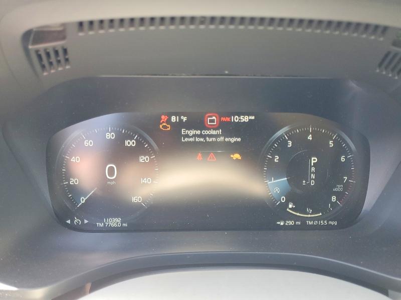 2018 Volvo Xc60 VIN YV4A22RLXJ1026086 COPART salvage auction — FRONT END, CA - SALVAGE CERTIFICATE, sold $6,500 on 2026-07-21 (photo 9)