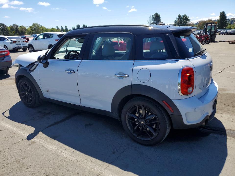 2013 Mini Cooper VIN WMWZC5C56DWP33527 COPART salvage auction — FRONT END, Ca - Salvage Certificate, sold $700 on 2026-07-06 (photo 2)