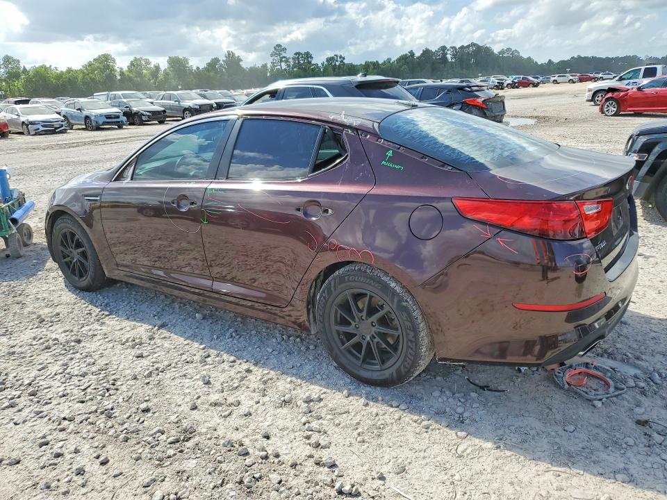 2015 Kia VIN 5XXGM4A73FG477423 COPART salvage auction — VANDALISM, Tx - Salvage Vehicle Title, sold $650 on 2026-07-21 (photo 2)
