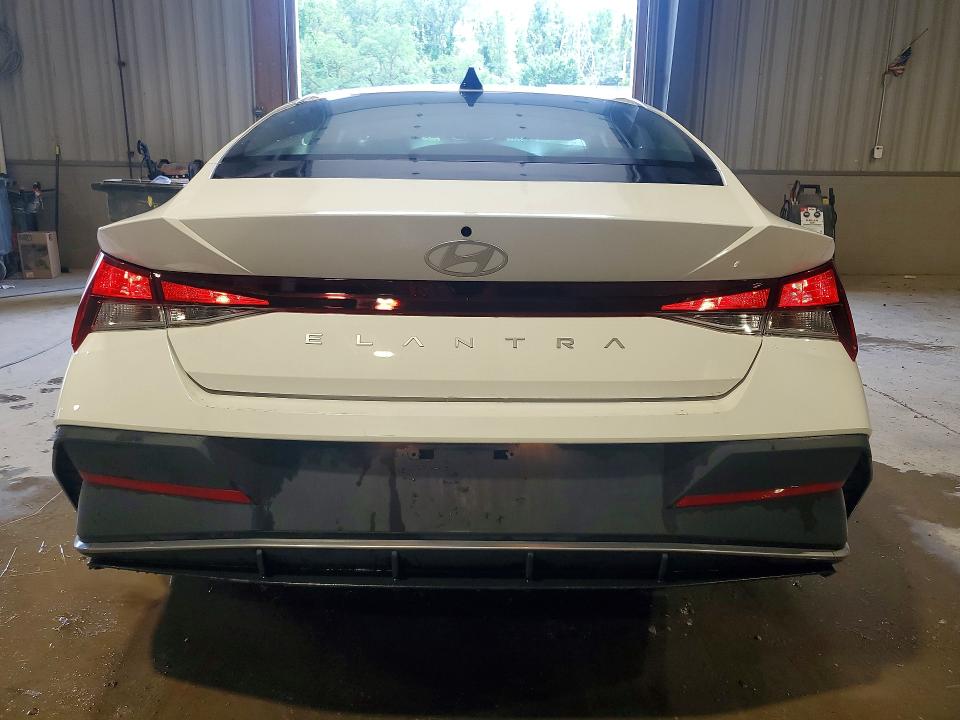 2025 Hyundai Elantra VIN KMHLL4DGXSU853967 COPART salvage auction — FRONT END, Pa - Certificate Of Salvage, sold $5,700 on 2026-07-22 (photo 6)