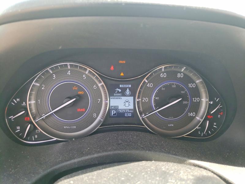 2015 Infiniti VIN JN8AZ2NE2F9080646 COPART salvage auction — FRONT END, Va - Cert Of Title - Salvage, sold $1,800 on 2026-07-17 (photo 9)