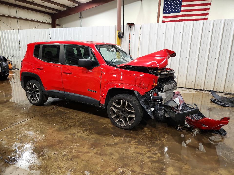 2021 Jeep Renegade VIN ZACNJDABXMPM39813 COPART salvage auction — FRONT END, Pa - Certificate Of Salvage, sold $1,450 on 2026-07-14 (photo 4)