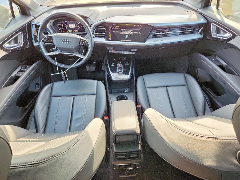 2023 Audi Q4 e-tron VIN WA1G2AFZ4PP072027 COPART salvage auction — FRONT END, On - Permit Salvage, sold $14,000 on 2026-07-16 (photo 8)
