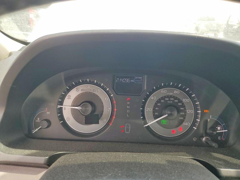 2013 Honda Odyssey VIN 5FNRL5H67DB047232 COPART salvage auction — FRONT END, Mi - Cert Of Title-Rebuilt Salvage, sold $775 on 2026-07-02 (photo 9)