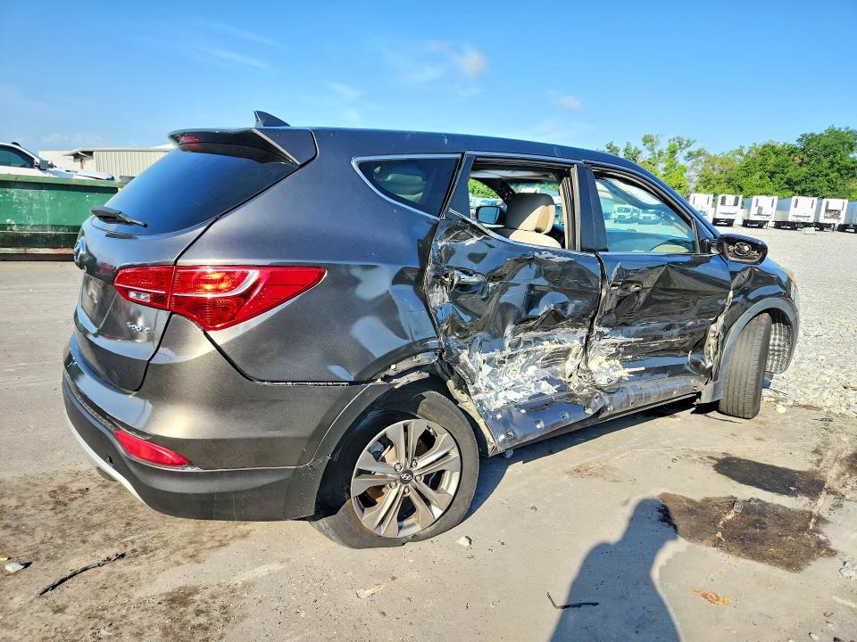 2014 Hyundai Santa fe VIN 5XYZT3LB6EG203716 COPART salvage auction — SIDE, Fl - Cert Of Title Slvg Rebuildable, sold $900 on 2026-07-15 (photo 3)