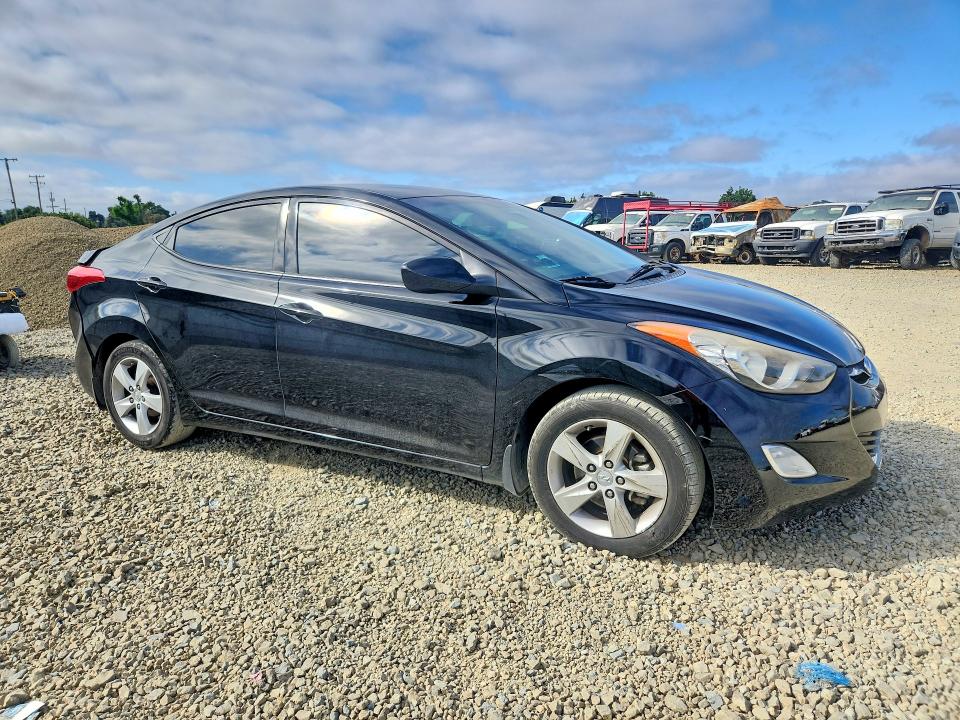 2013 Hyundai VIN KMHDH4AE7DU753482 COPART salvage auction — REAR END, Salvage Title, sold $1,100 on 2026-07-16 (photo 4)
