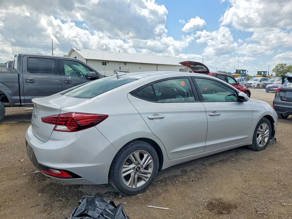 2019 Hyundai Elantra VIN KMHD84LFXKU874901 COPART salvage auction — HAIL, Ia - Cert Of Title-Salvage Title, sold $950 on 2026-07-24 (photo 3)